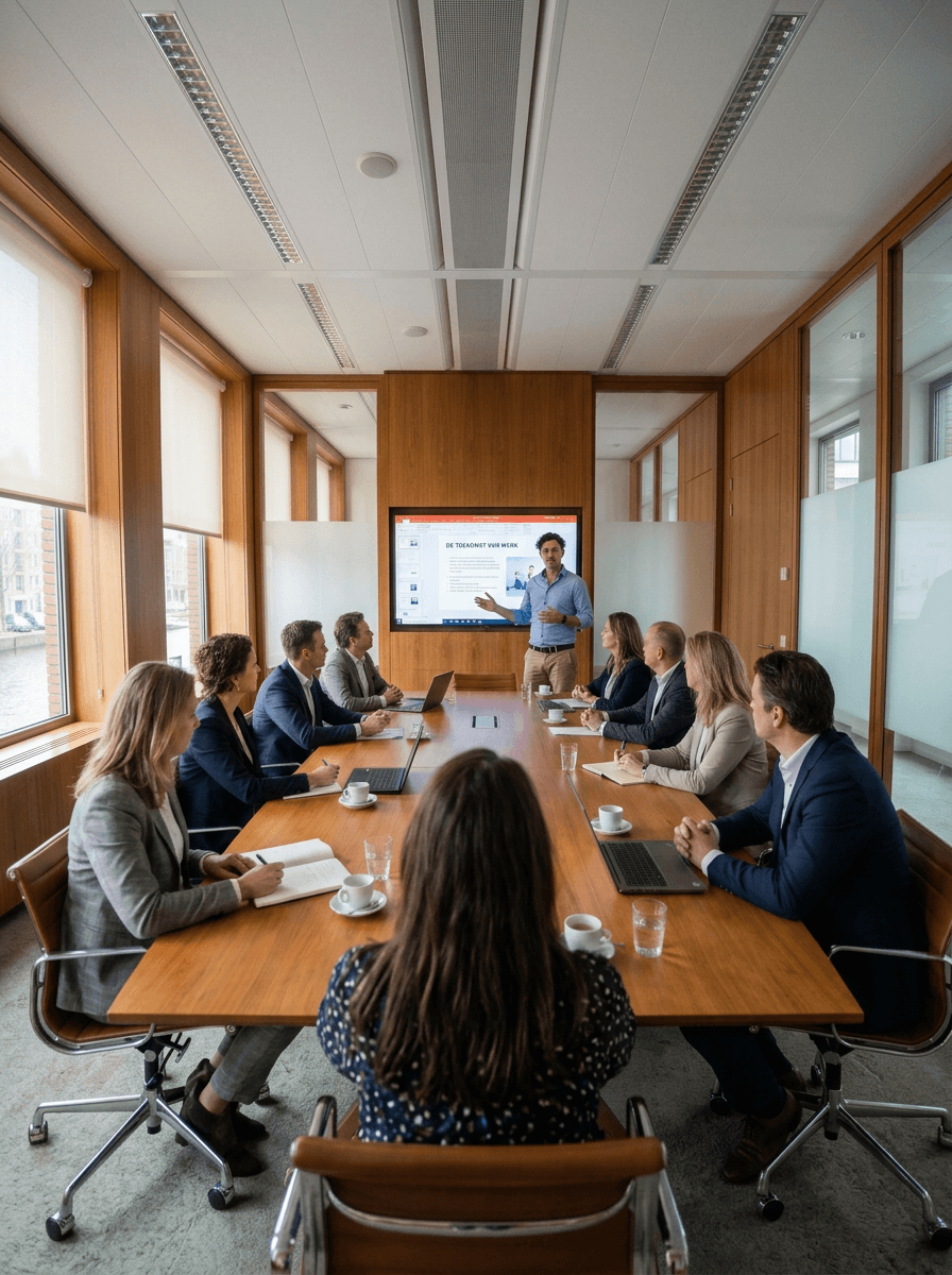 Workshop op maat — AI training op locatie